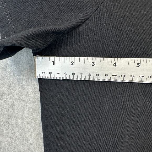 Liz & Me Top Womens Size 2X Black 100% Cotton Short Sleeve Sequins Pullover - Picture 7 of 10